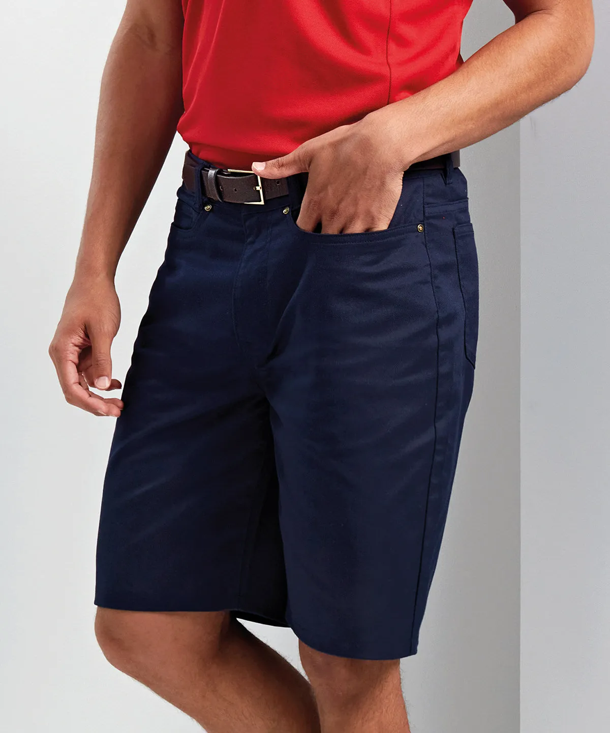 Black - Performance chino shorts