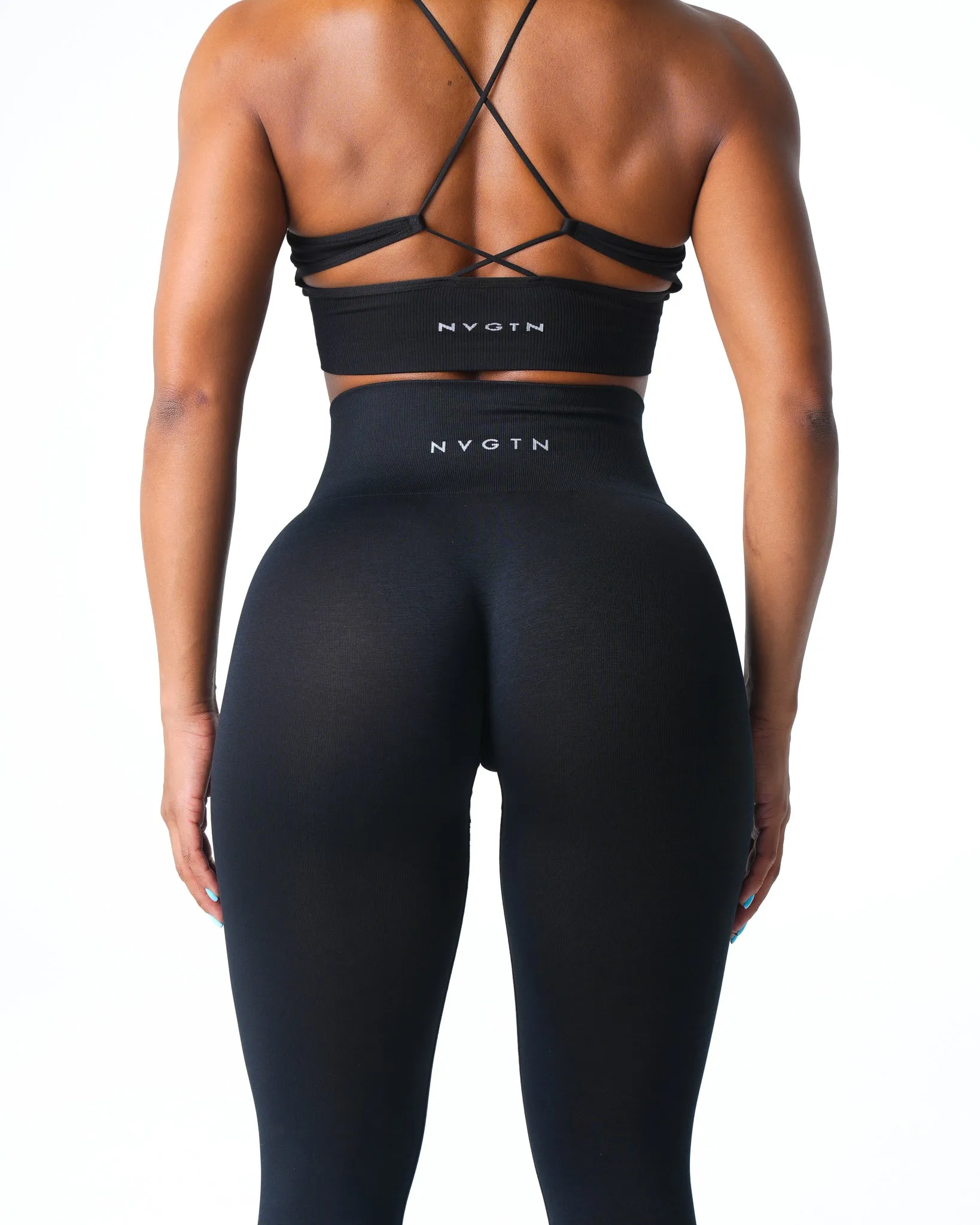 Black Shape Seamless Leggings