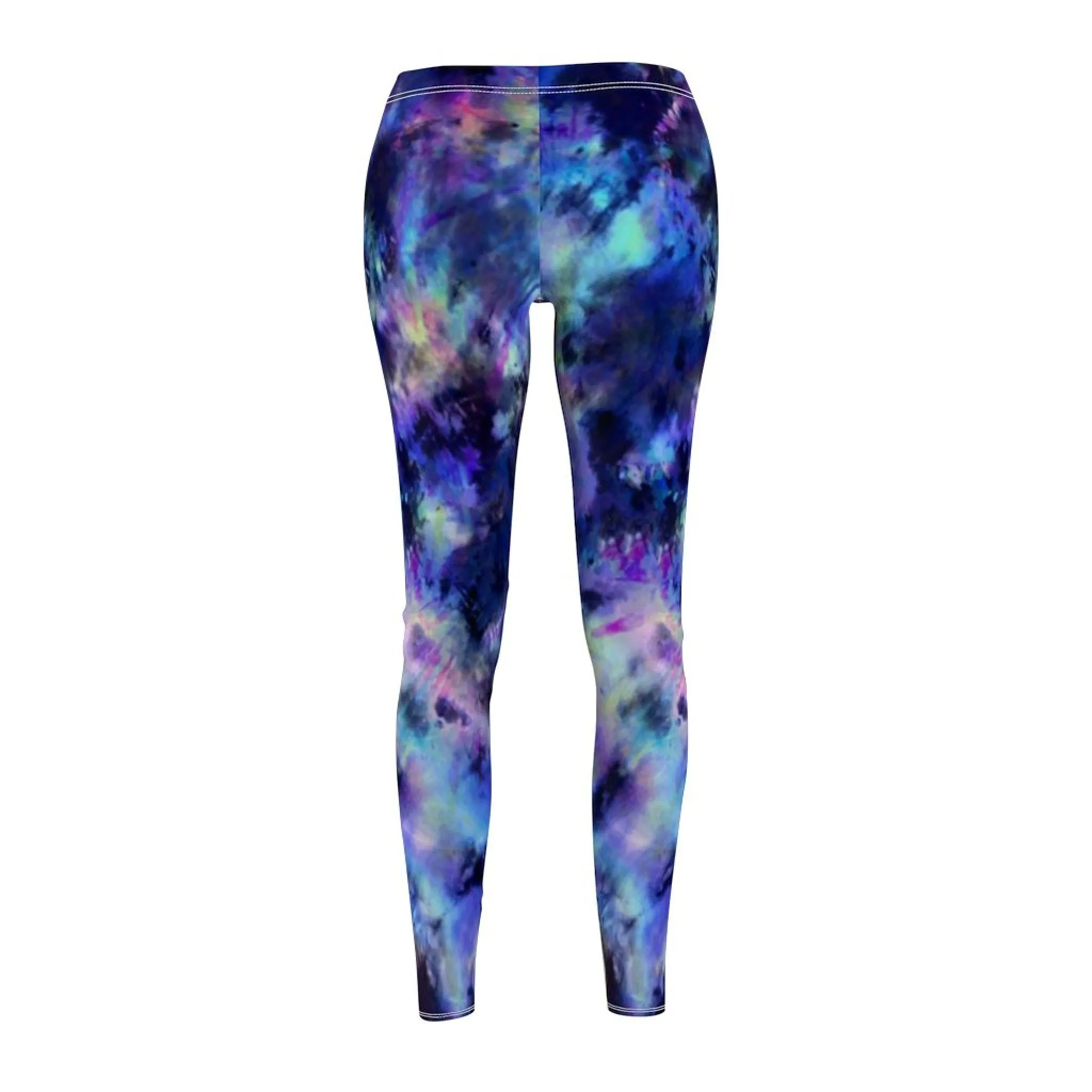 Bynelo Tie Dye Galaxy Inspired Women's Casual Leggings