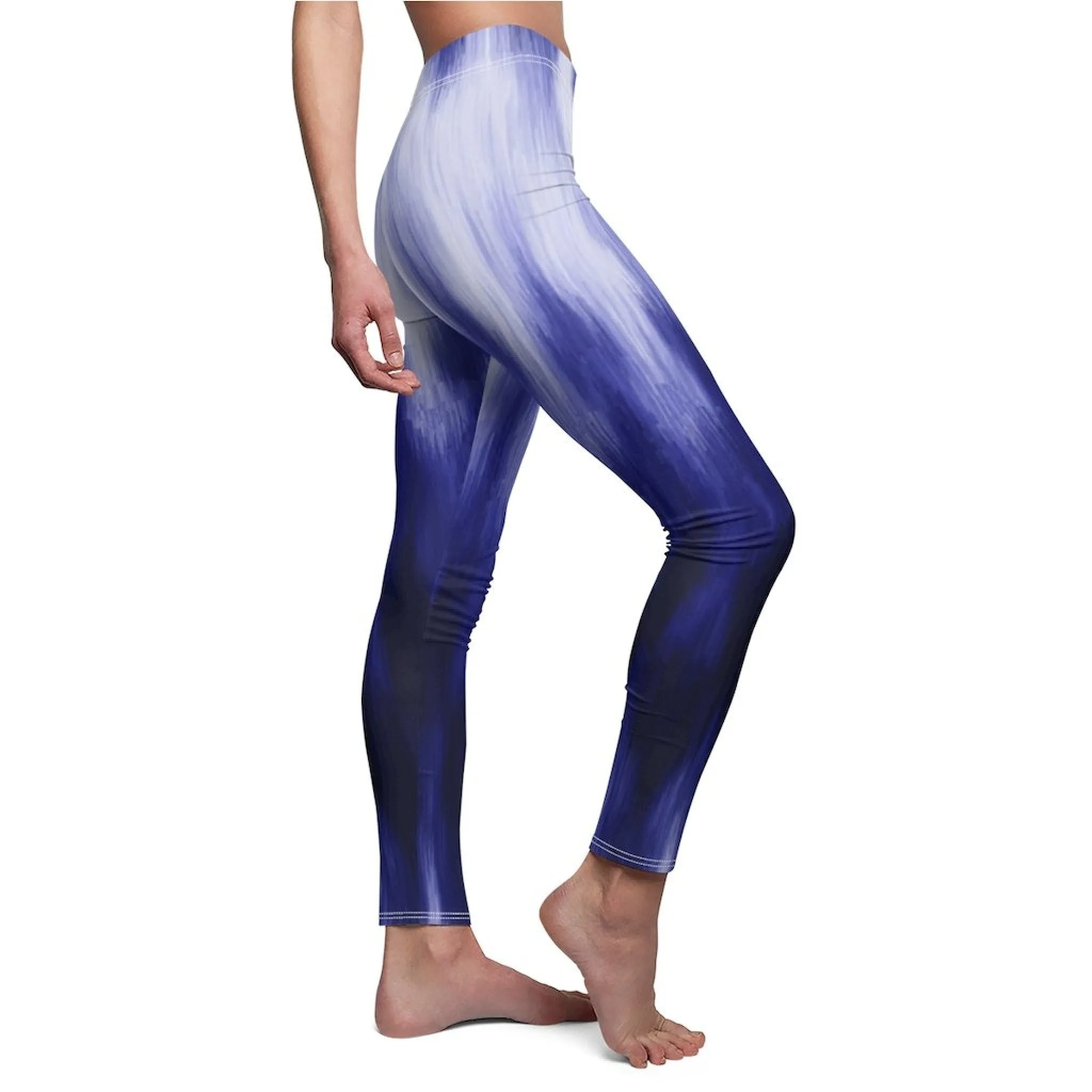 Bynelo Tie Dye Ocean Blue Casual Leggings