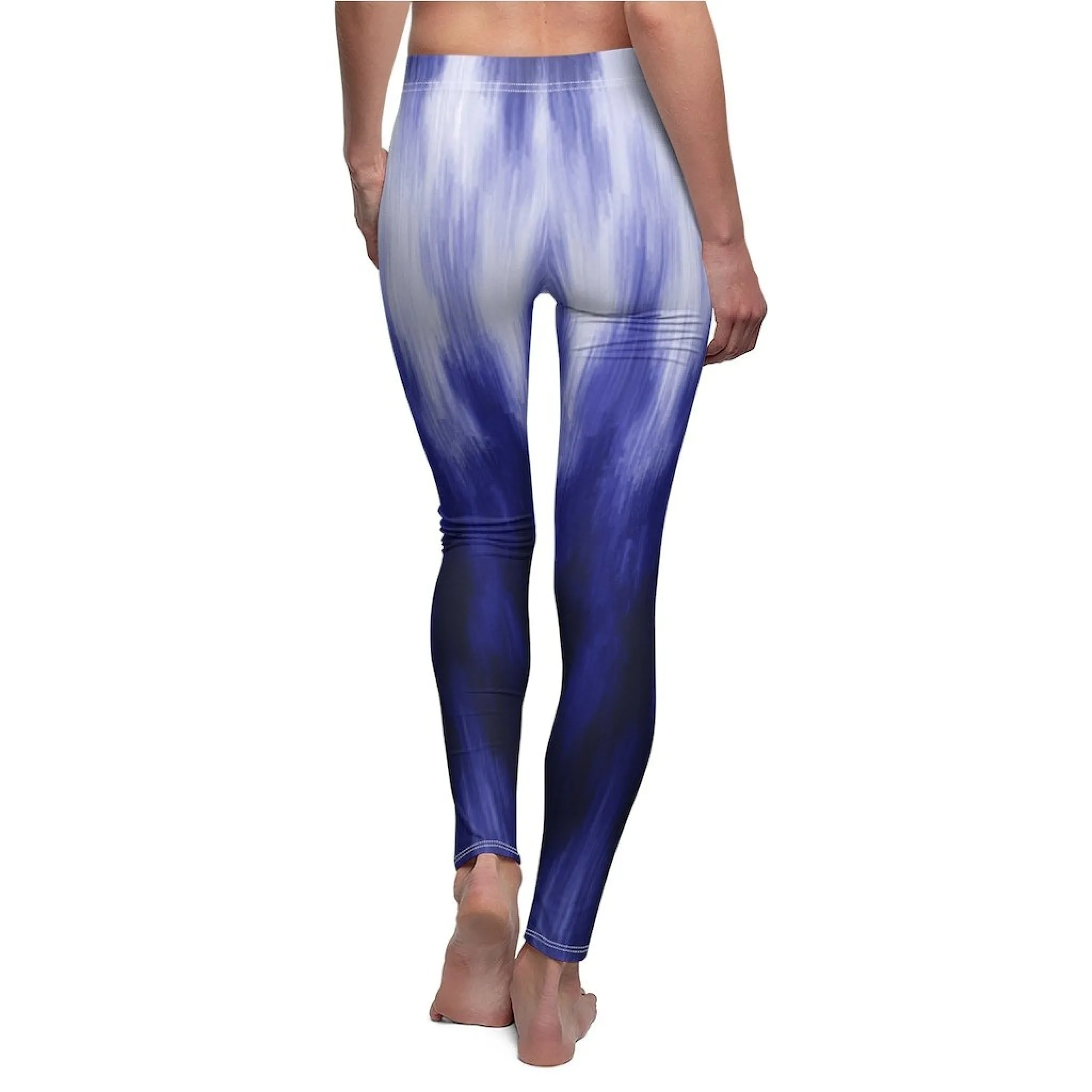 Bynelo Tie Dye Ocean Blue Casual Leggings