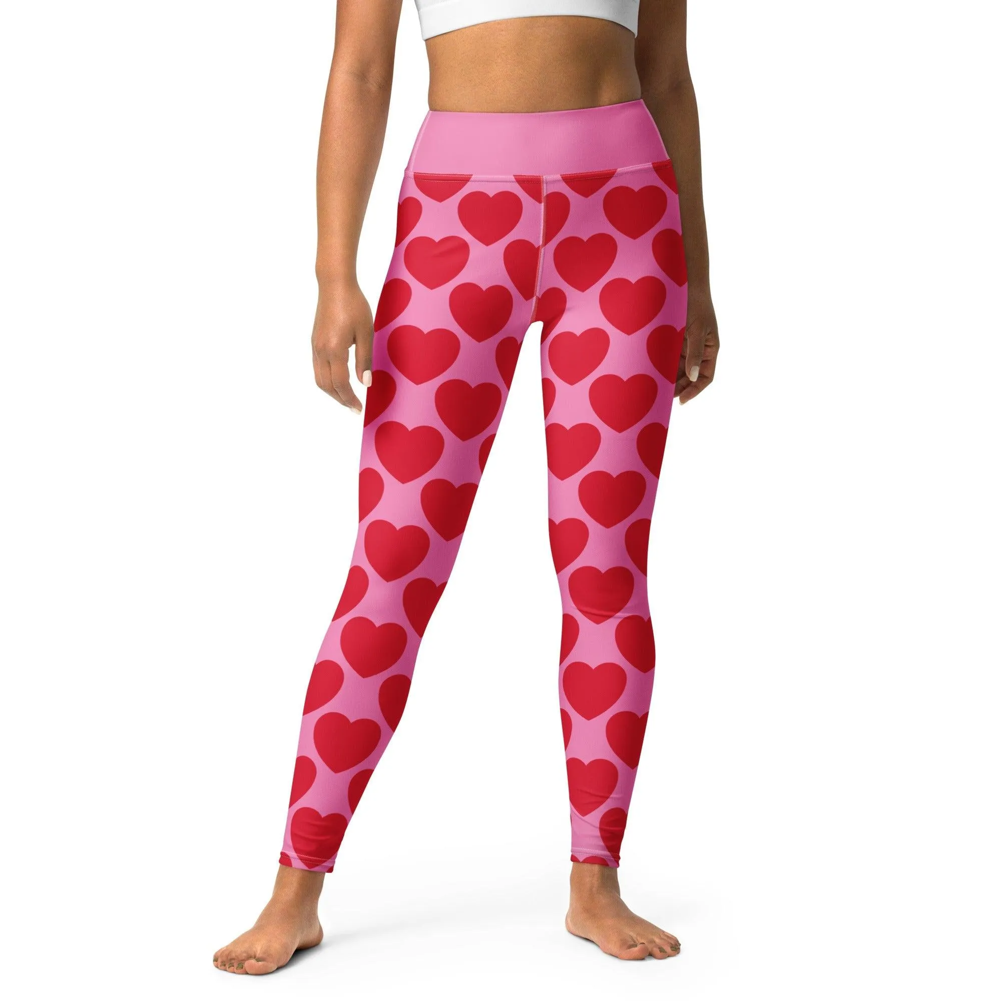 ELLIE LOVE red -2- Yoga Leggings