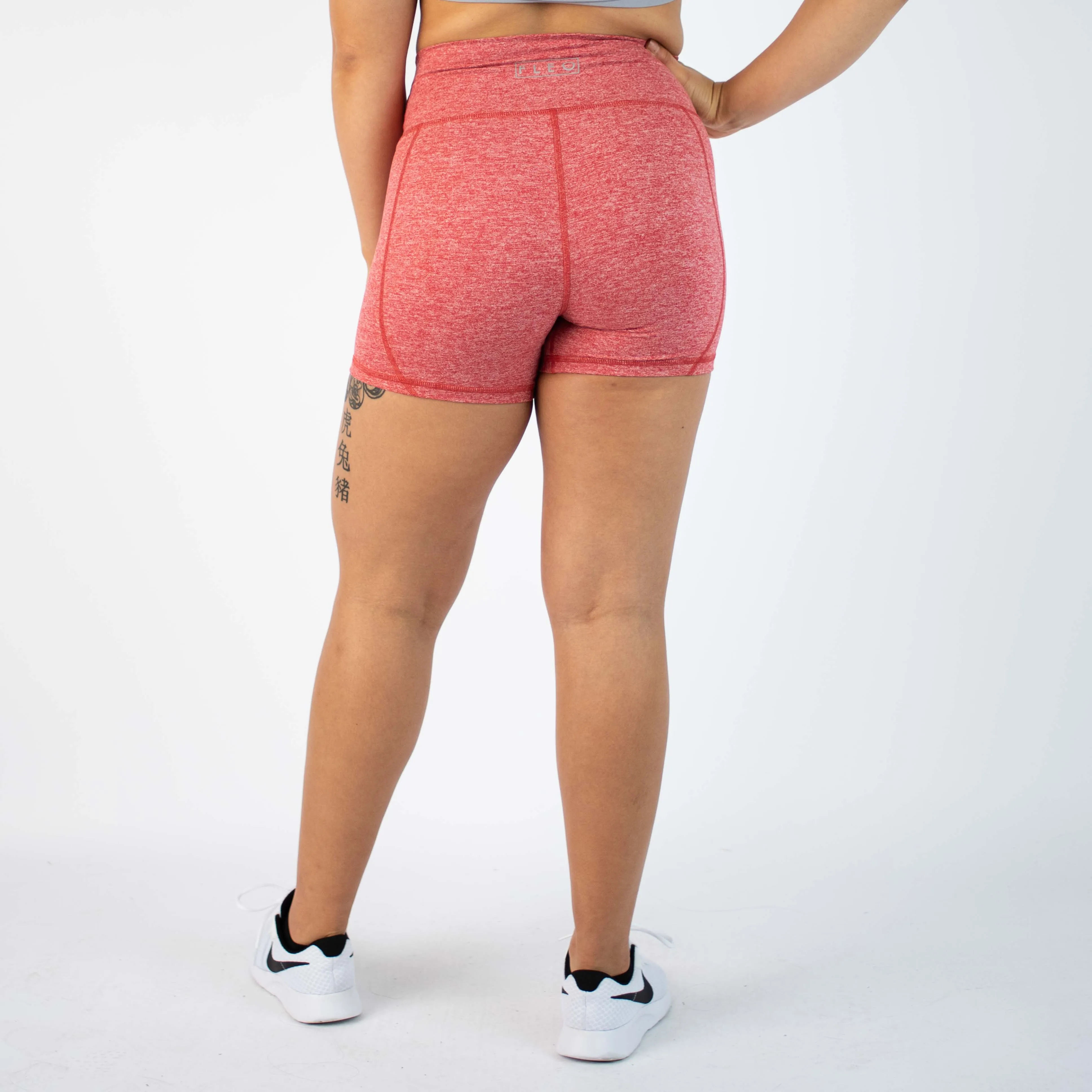 FLEO Heather Salsa Shorts (True High Contour)