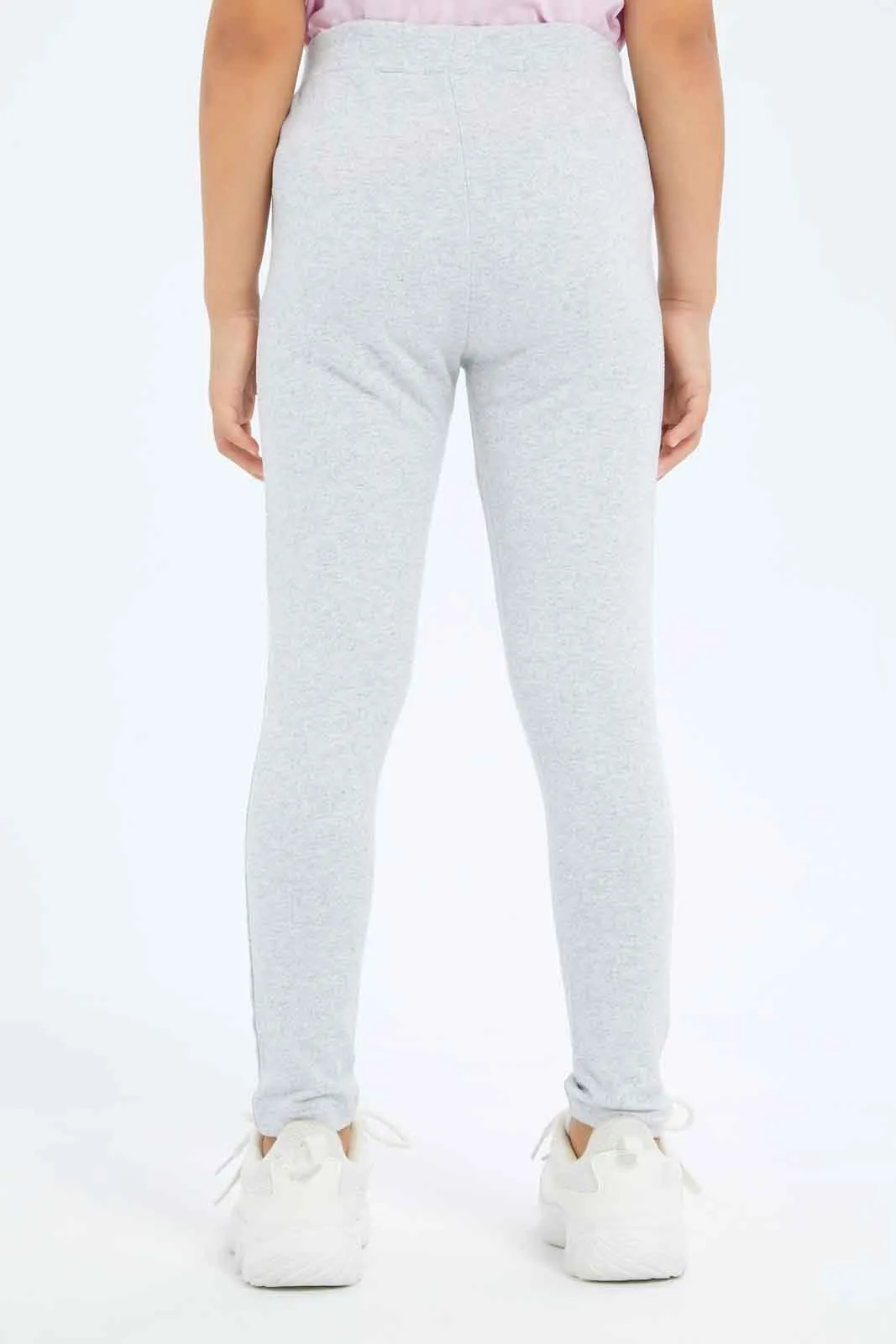 Girls Grey Leggings