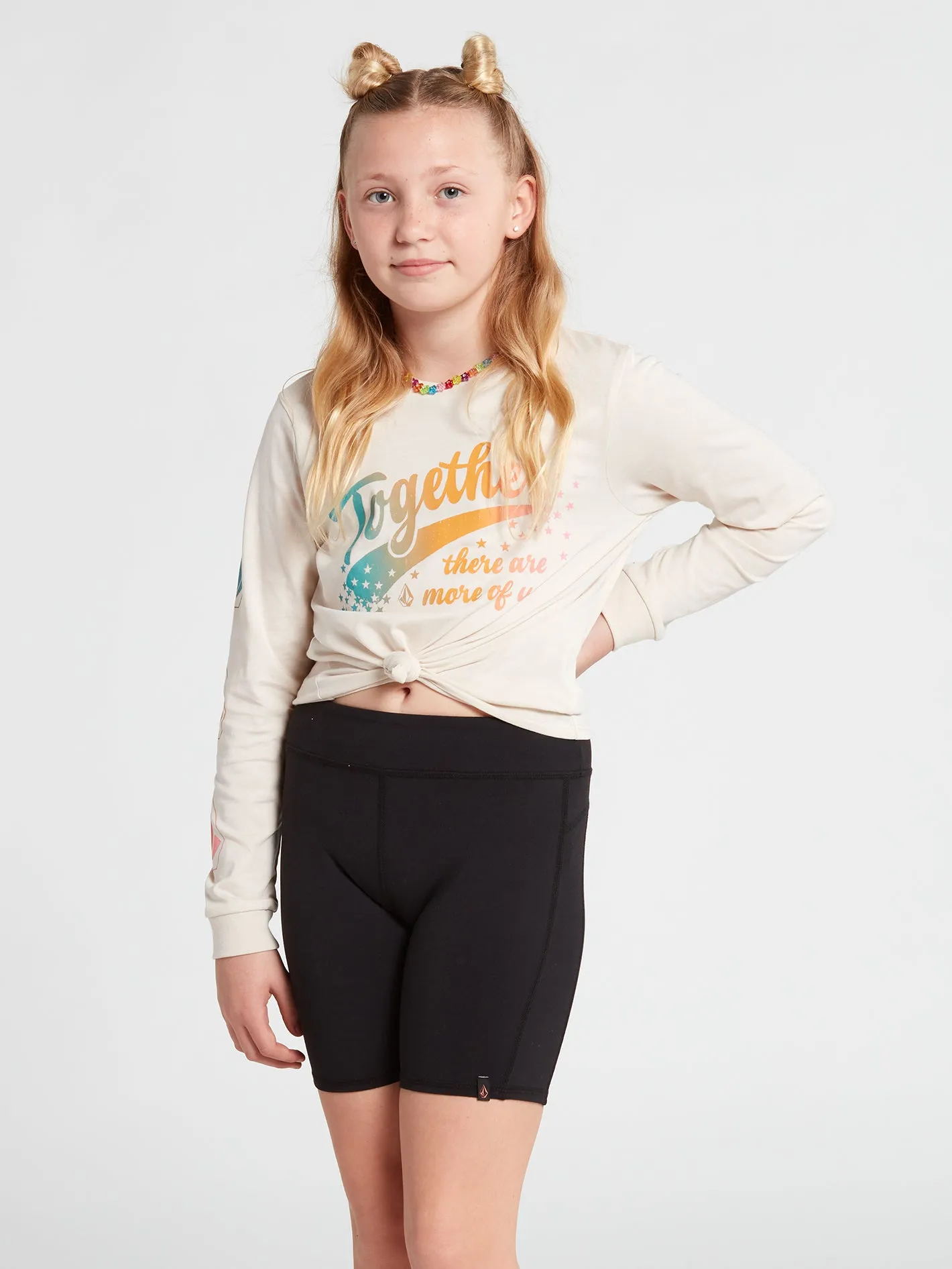 Girls Lived In Bike Short - Black