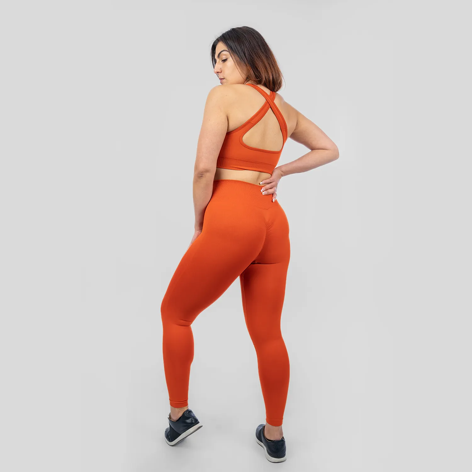 High Support Seamless Leggings Blaze Orange