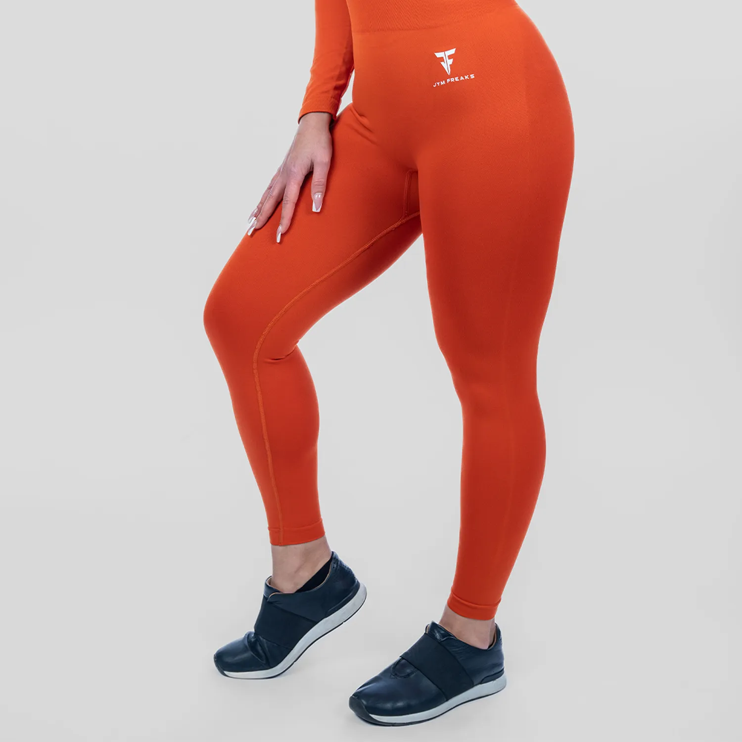 High Support Seamless Leggings Blaze Orange