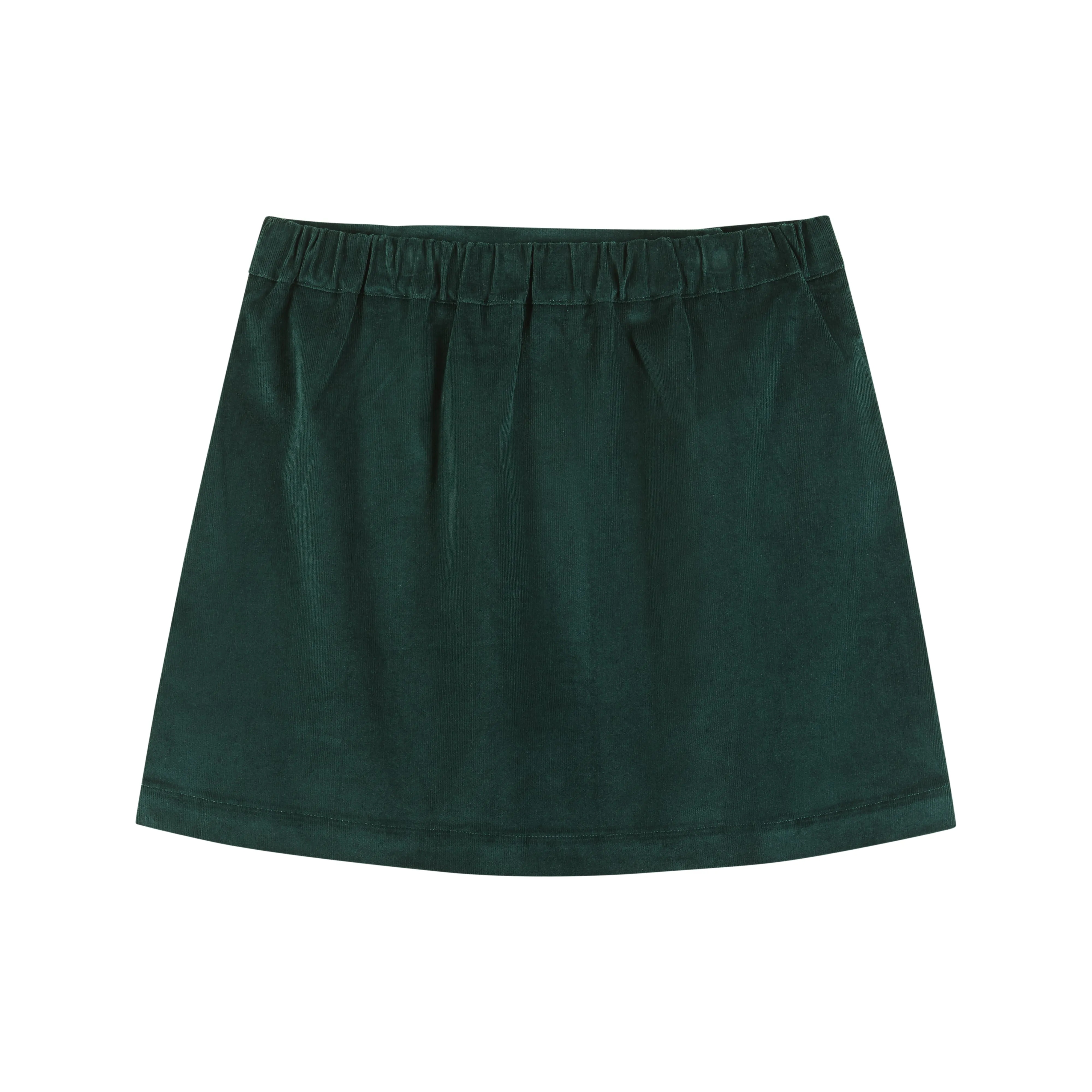 Kids (7-16) Wrap Corduroy Skirt | Hunter Green