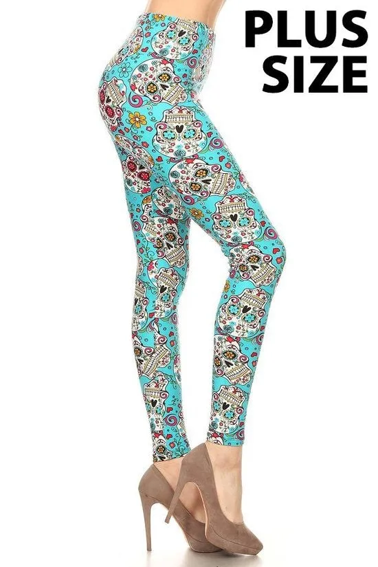 Marti Gras Plus Leggings