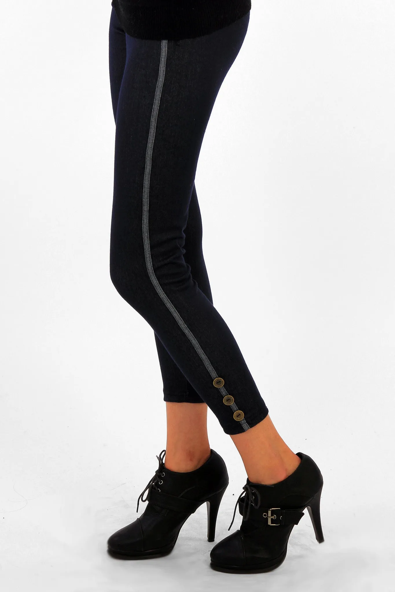 Stripe Insert Jeggings