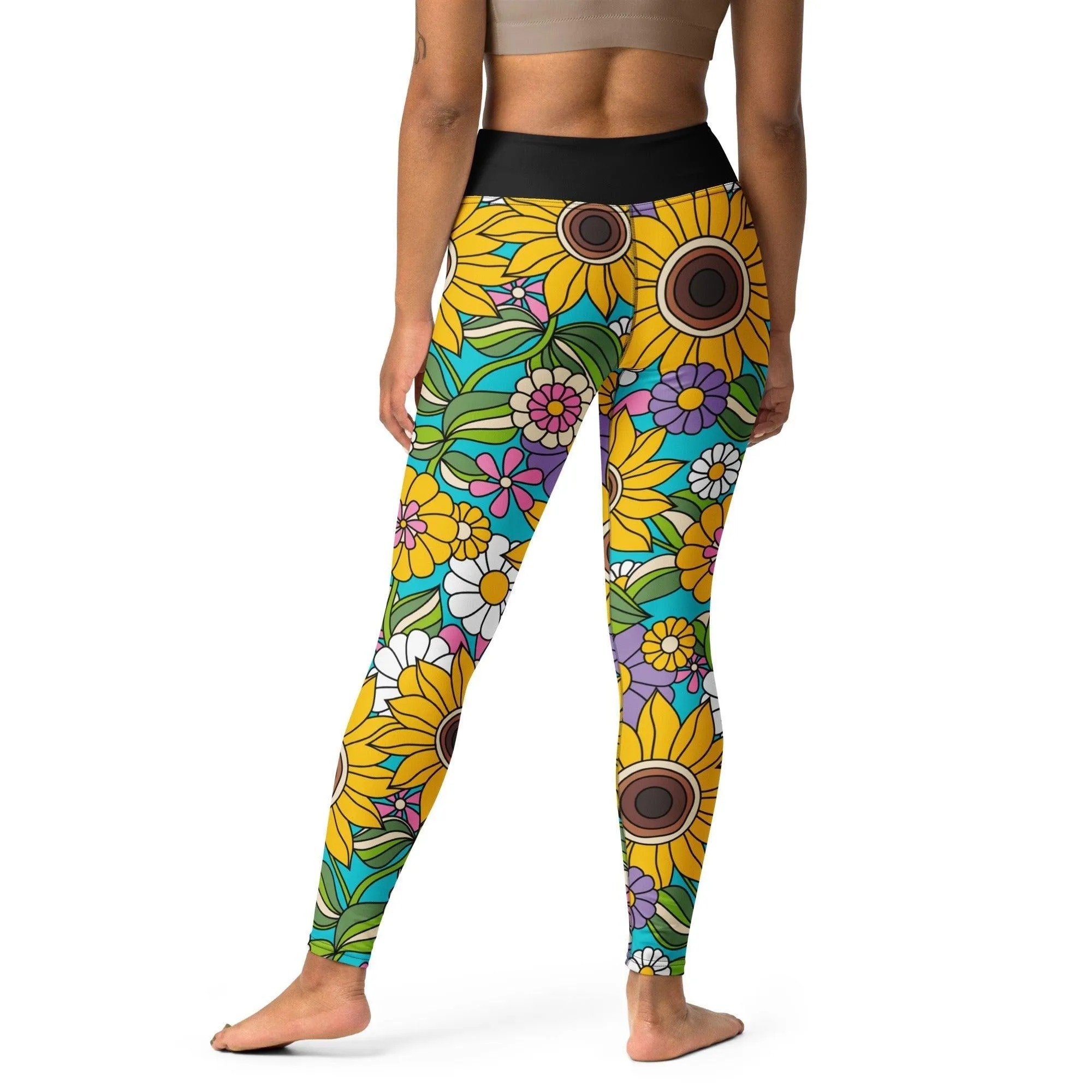 SUNDANCE turquoise -2- Yoga Leggings