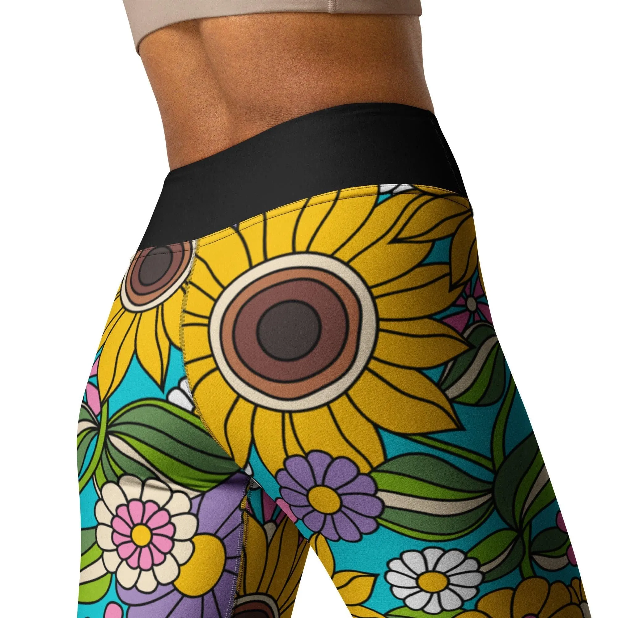 SUNDANCE turquoise -2- Yoga Leggings