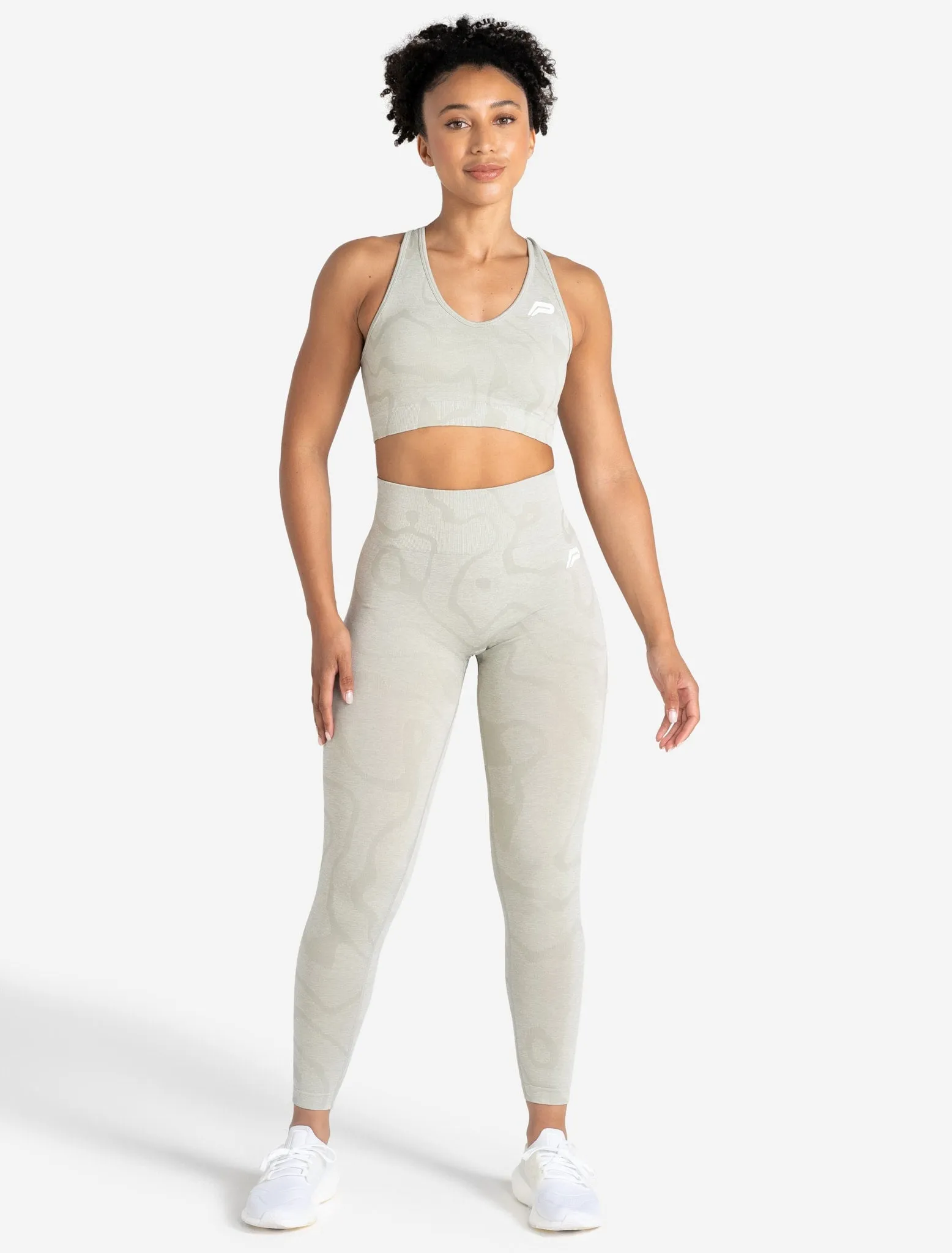 Sustainable Seamless Leggings - Sage Green