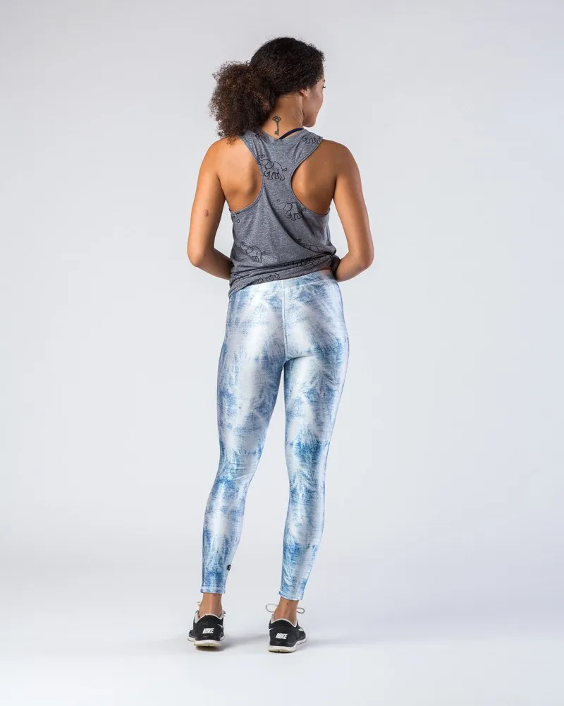 Terez Acid Wash Workout Leggings