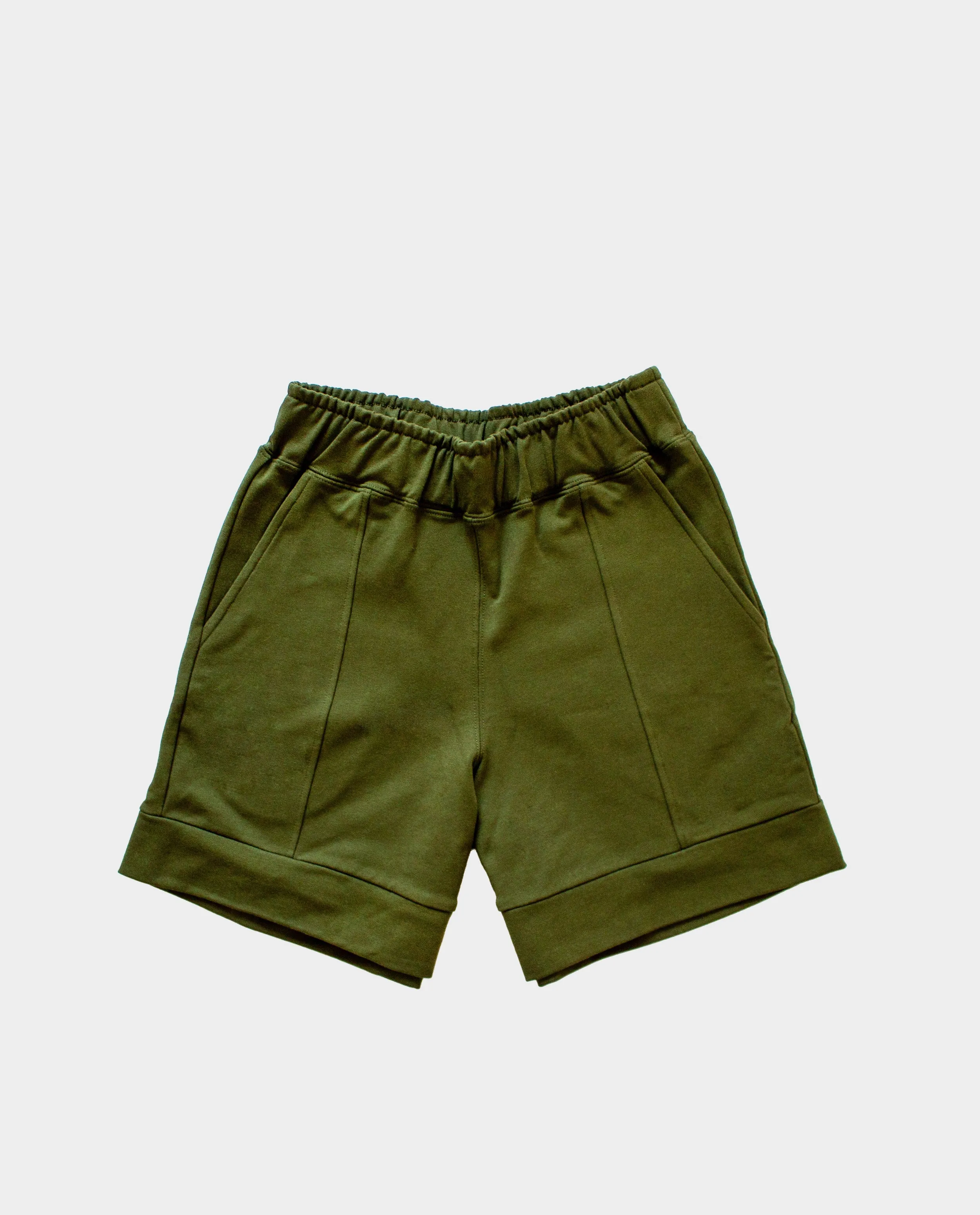 The Panel Short in Olive