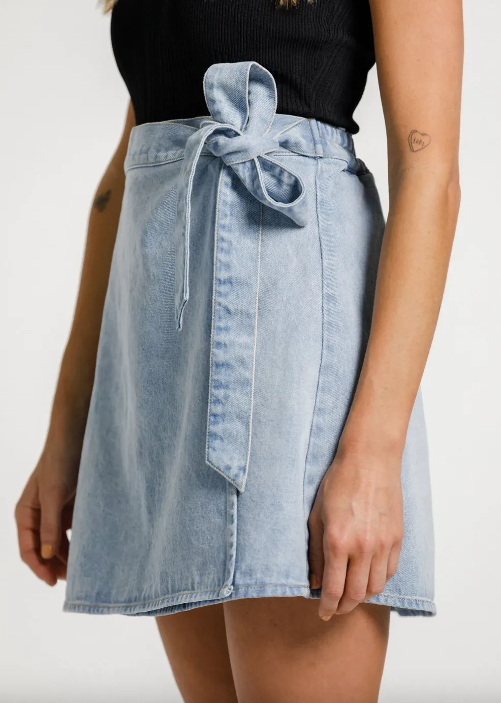 Thing Thing - Lib Skirt, Stone Wash Denim