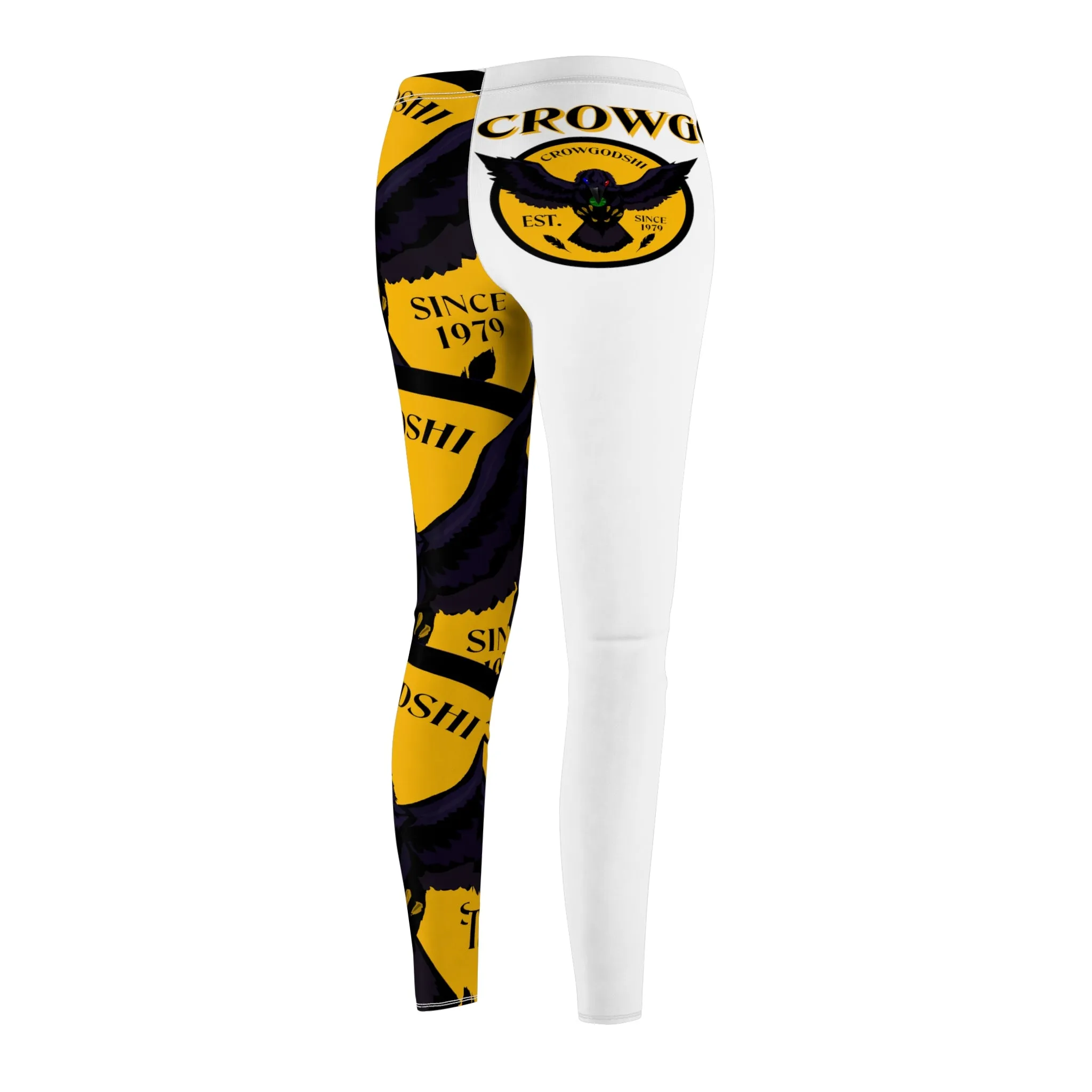 Women's Crowgodshi First Generation Limited Edition Leggings, GOLD LOGO