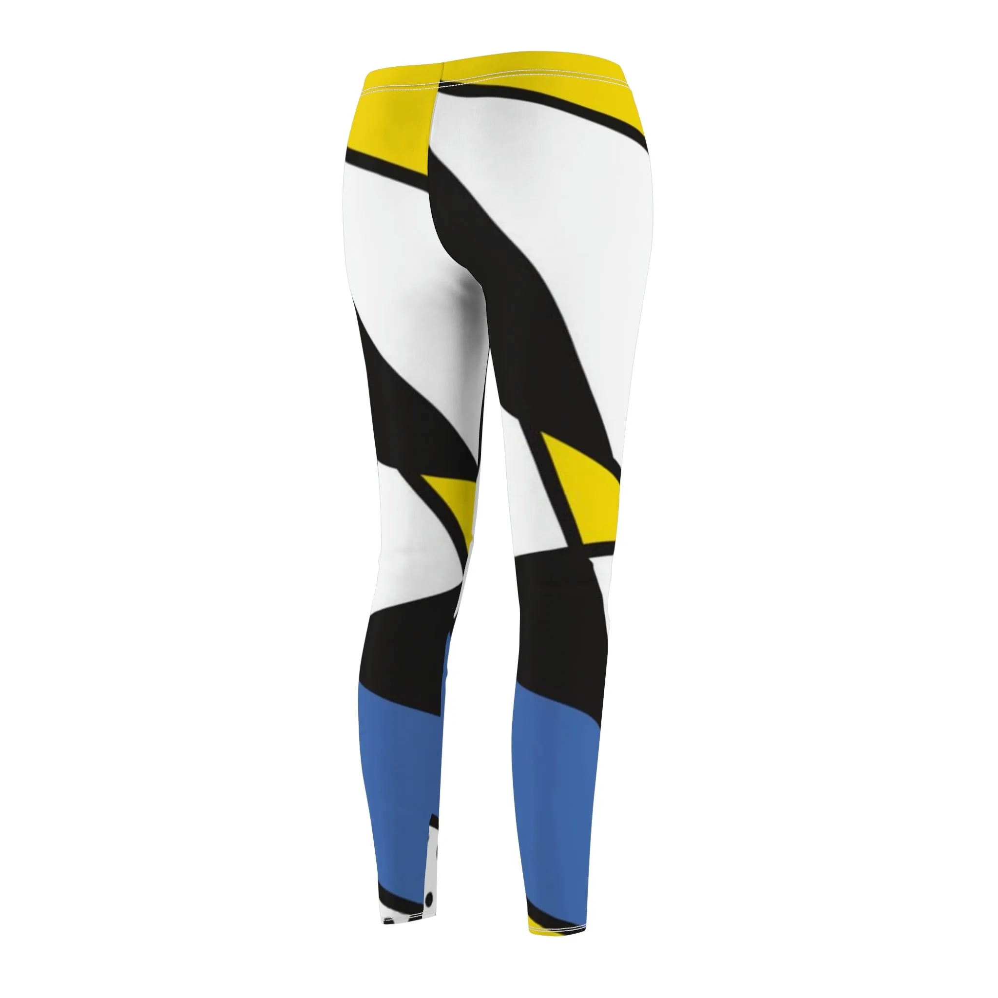 Women's Cut & Sew Casual Leggings - Mondrian design (shipping from USA)