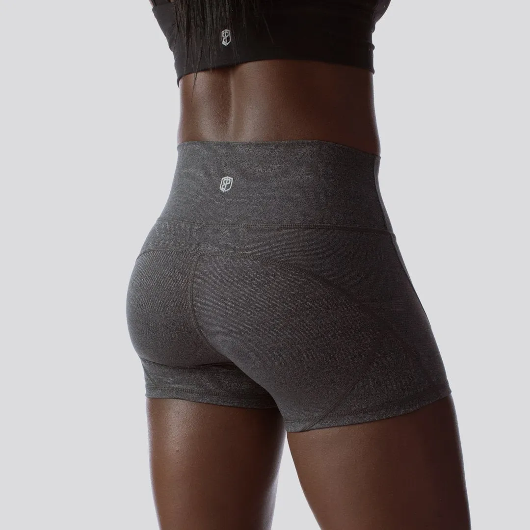 Your New Favorite Booty Short 2.0 (Heather Black)