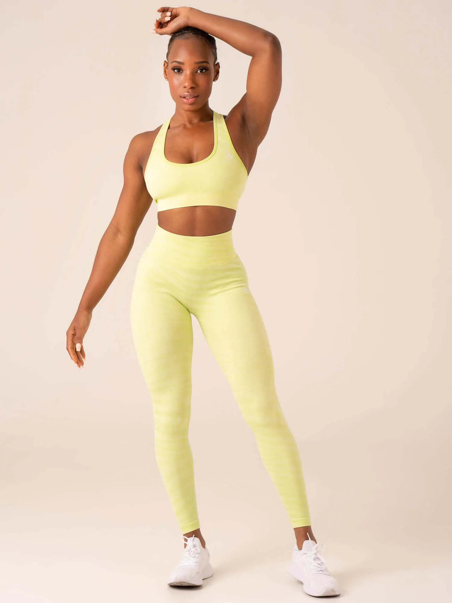 Zebra Seamless Leggings - Lime Zebra